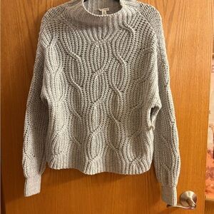 Tribal Jeans Gray Knit Sweater